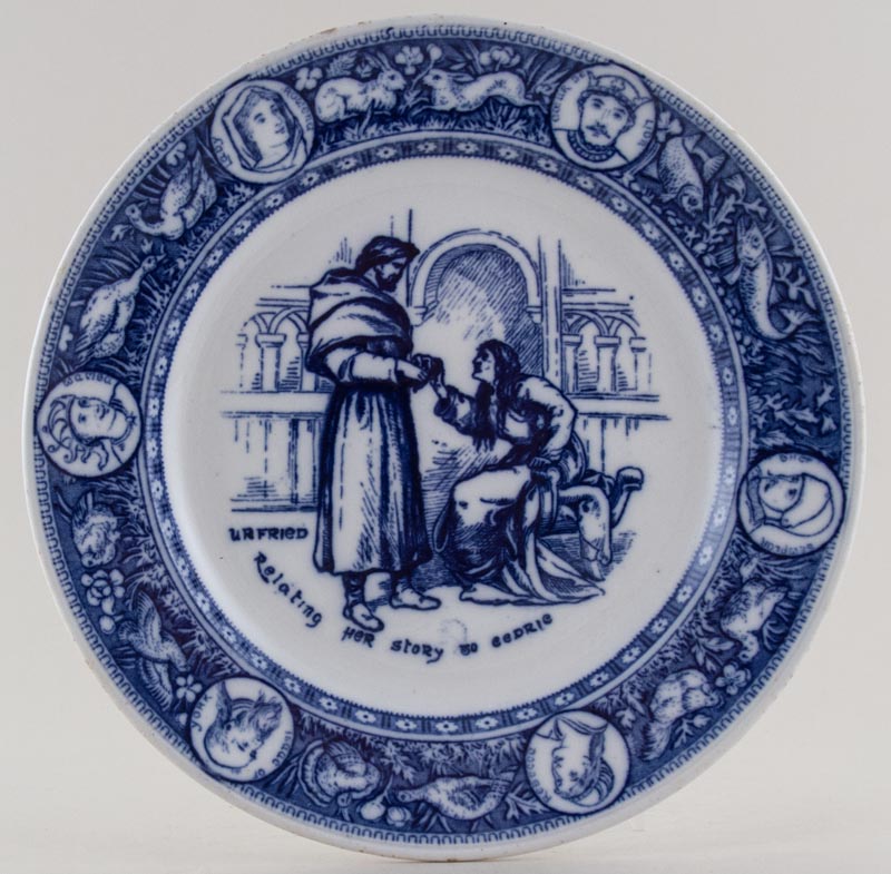 Plate Relating her story to Cedric c1903